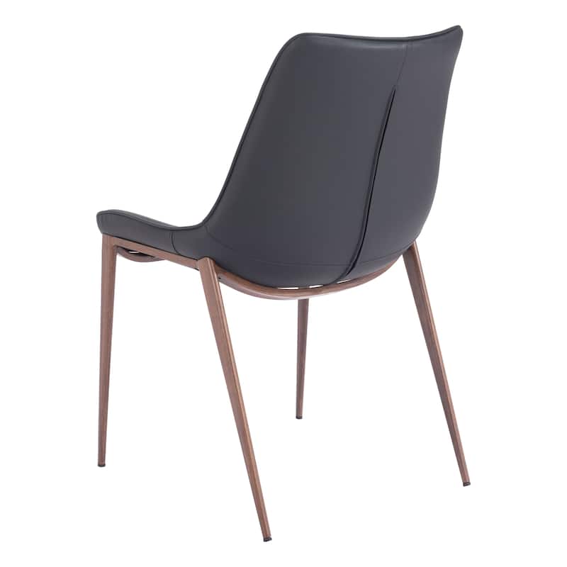 Magnus Dining Chair Black & Walnut