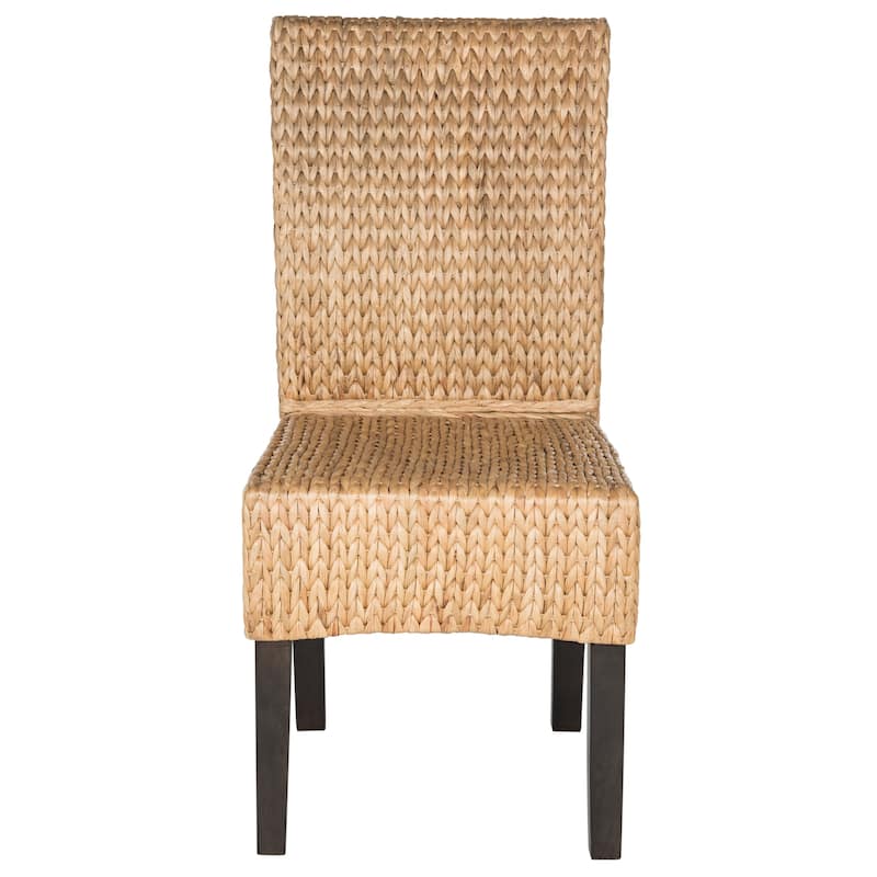 SAFAVIEH Clemensa Natural Dining Chair (Set of 2) - 18.1" x 22.8" x 39" - 18Wx23Dx39H