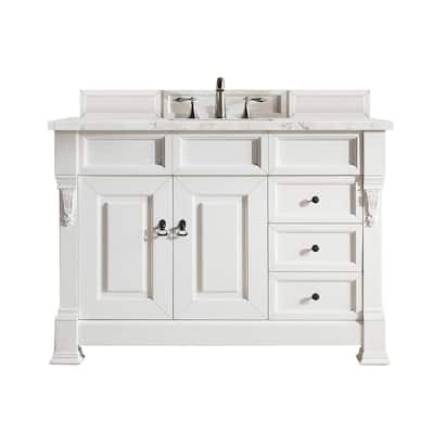 James Martin Vanities Brookfield 48" Single Vanity, Bright White