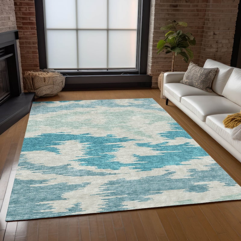 Machine Washable Indoor/ Outdoor Chantille Global Boho Rug