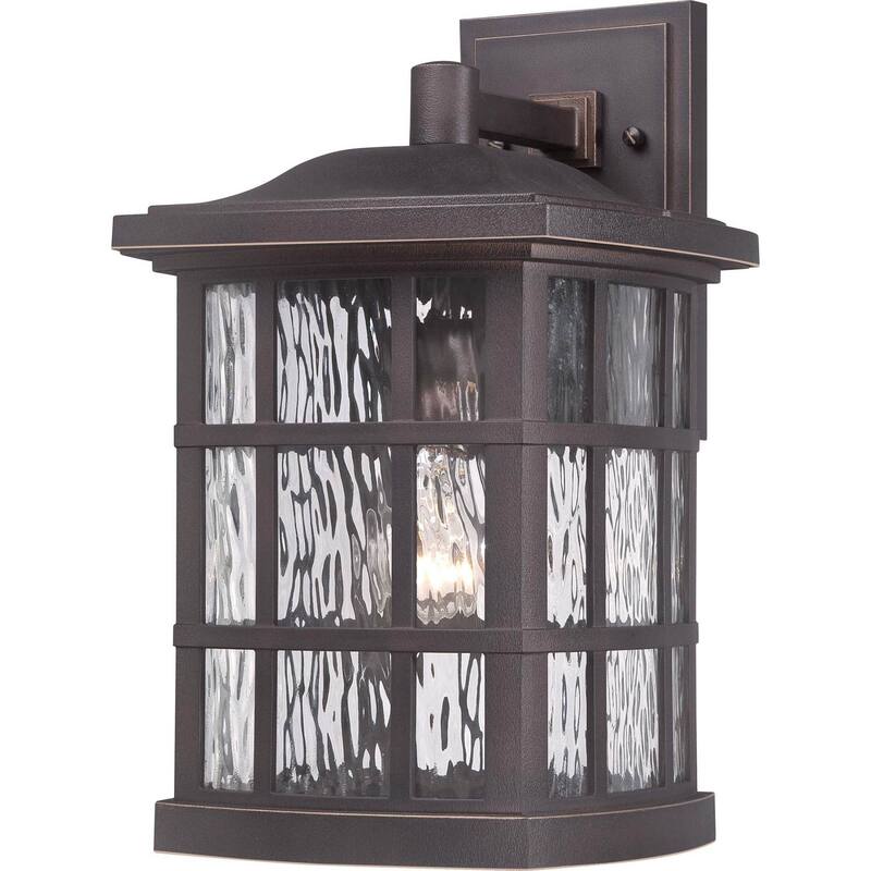 Bellevue Cambria 1 Light 16" Tall Outdoor Wall Sconce with Clear Water - Palladian Bronze