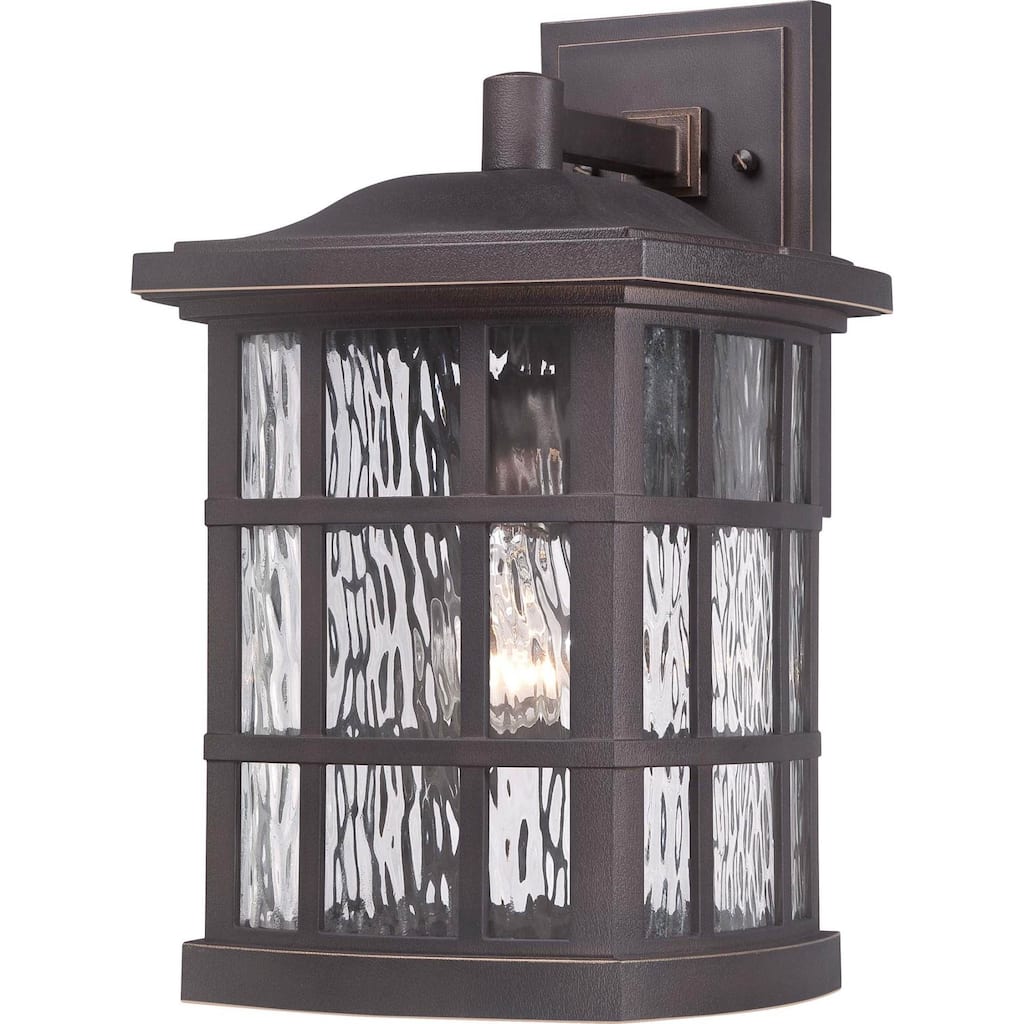 Bellevue Cambria 1 Light 16" Tall Outdoor Wall Sconce with Clear Water