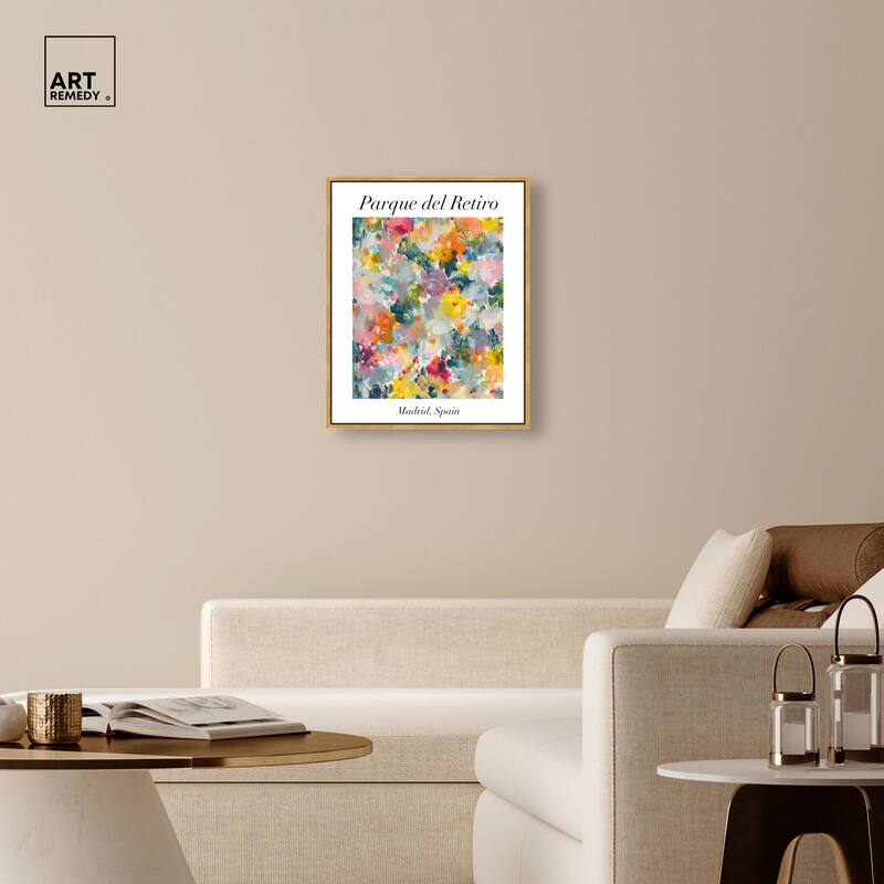 Retiro Park Canvas by Art Remedy