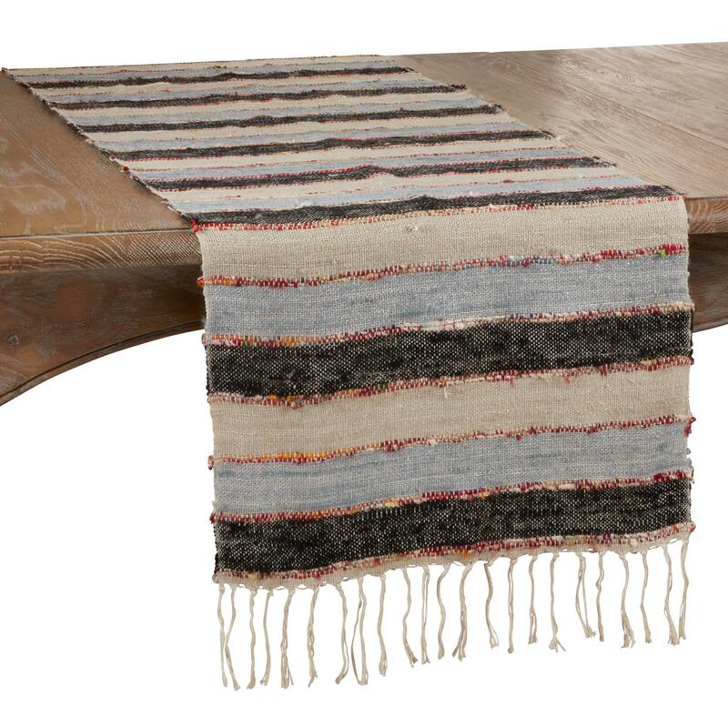 Table Runner With Wide Stripe Design