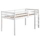 preview thumbnail 4 of 7, White Twin Solid wood Loft Bed with Ladder