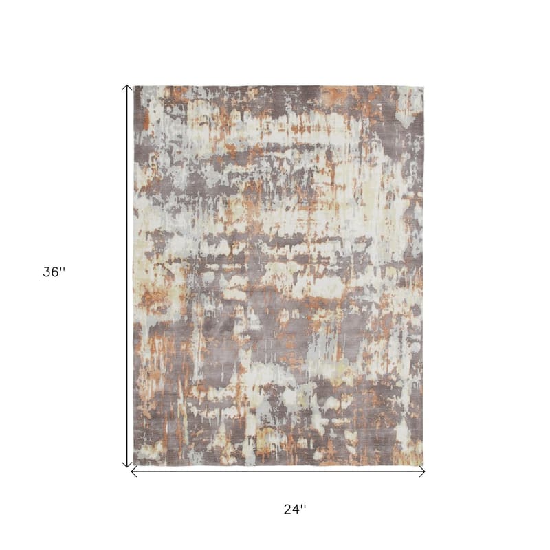 Kequh Abstract Modern Area Rug By HomeRoots