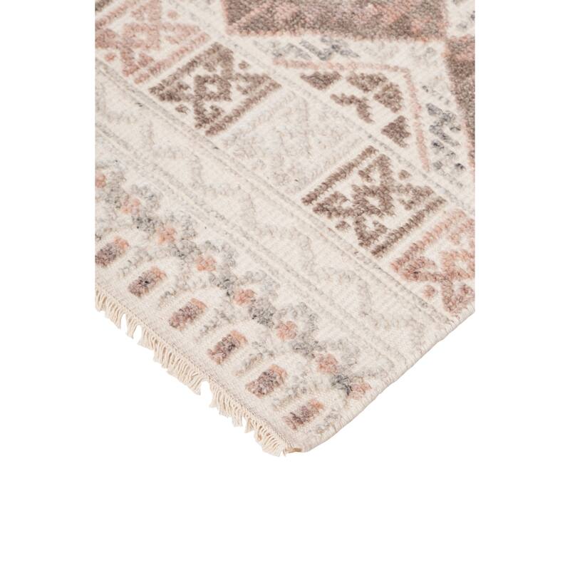 Grand Bazaar Eckhart Hand Knotted Diamond Transitional Area Rug