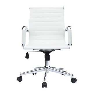 White desk chair with armrest Outlet