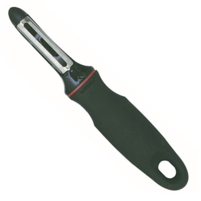 Bene Casa manual crank produce peeler, stainless-steel blade, suction