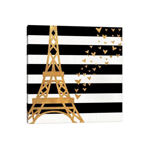 iCanvas "Eiffel Tower Love" by Sd Graphics Studio Canvas Print