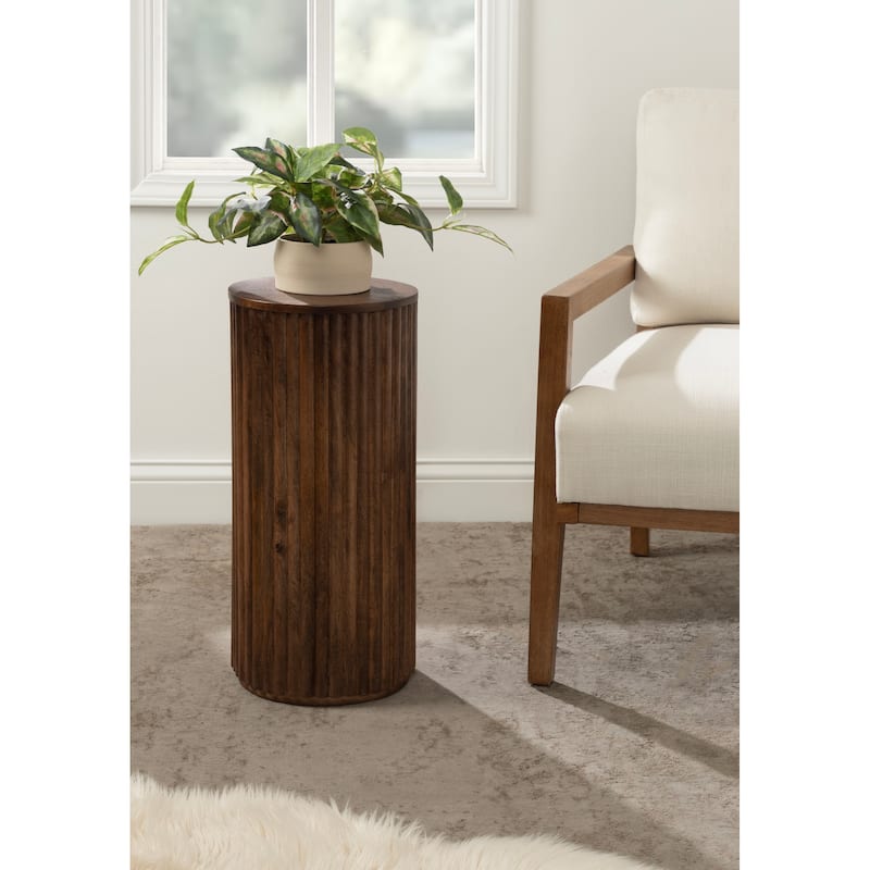 Kate and Laurel Reid Wood Drink Table