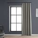 preview thumbnail 46 of 89, Exclusive Fabrics Faux Linen 100% Blackout Curtains Heat and Light Blocking - (1 Panel)
