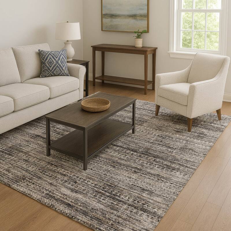 Premium Washable Super Soft Ombre Stripes Mayfield Rug