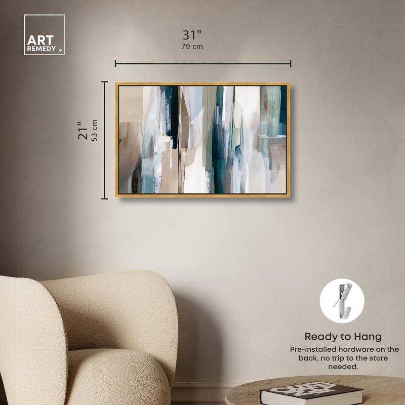 Color Columns Canvas by Art Remedy