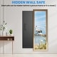 preview thumbnail 8 of 14, 53" Password Touch Panel In-Wall Safe, Hidden Wall Gun Safe for Rifles with Adjustable Shelves