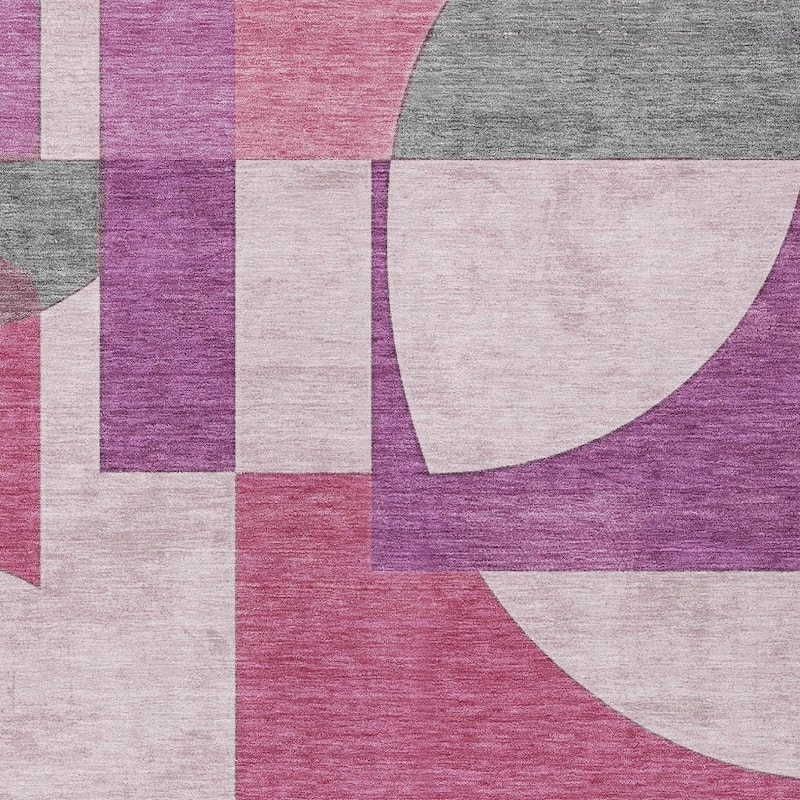 HomeRoots Geometric Modern Rectangle Outdoor Rug