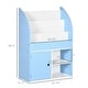 preview thumbnail 8 of 10, Multi-Purpose Kids Toy Storage Organizer Bookshelf with Cabinet