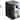 Black Countertop Water Cooler Dispenser with Ice Maker and Water Line