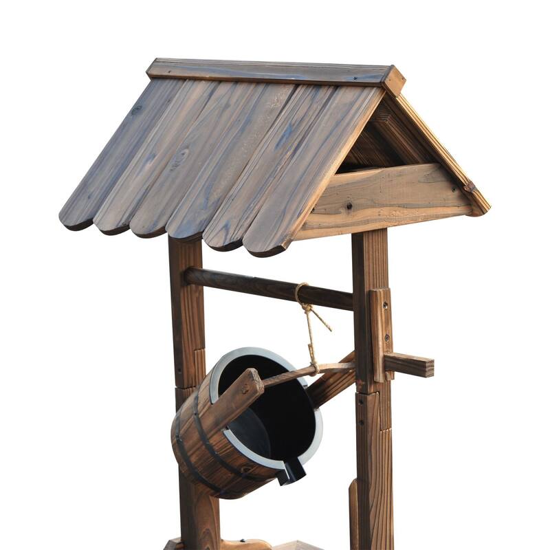 Accent Rustic Wishing Well Fountain