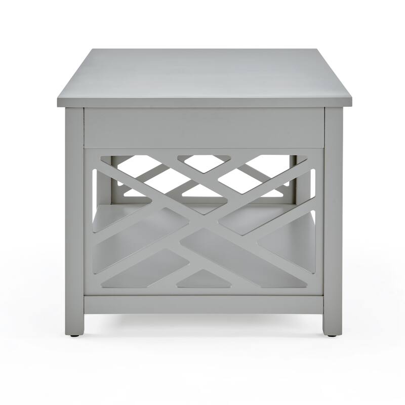 Porch & Den Altadena 2-piece Coffee and Tray-shelf End Table Set
