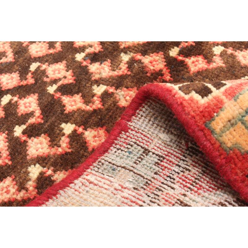 ECARPETGALLERY Hand-knotted Andelz Dark Brown Wool Rug - 2'11 x 4'8