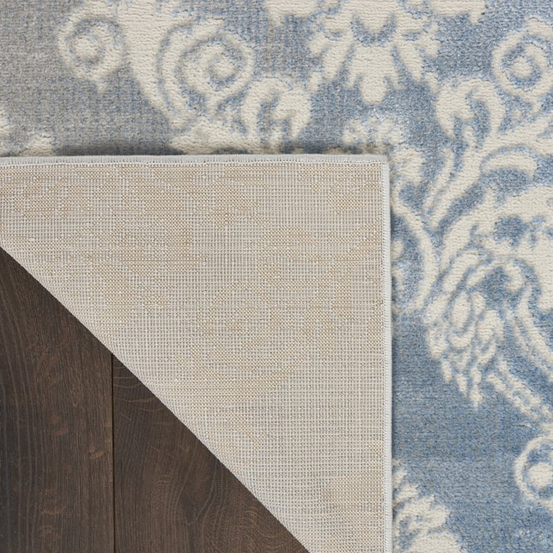 Dubot Power Loomed Distressed Abstract Non Skid Stain Resistant Area Rug By HomeRoots - 90' X '27' X '0.25