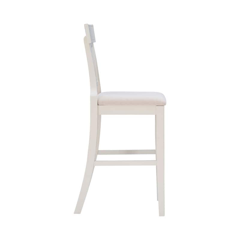 Ryder Handwoven Rattan Farmhouse Bar Stool