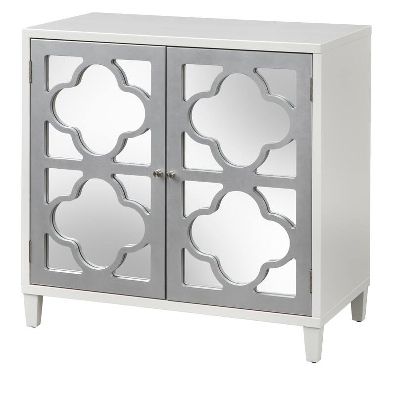 Lifestorey Broadway Mirrored Double Door Cabinet