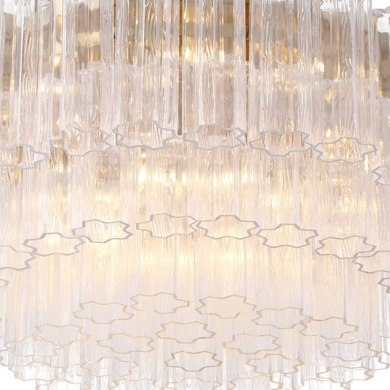 Crystorama Lighting Group ADD-331-CL Addis 16 Light 32" Wide Flush