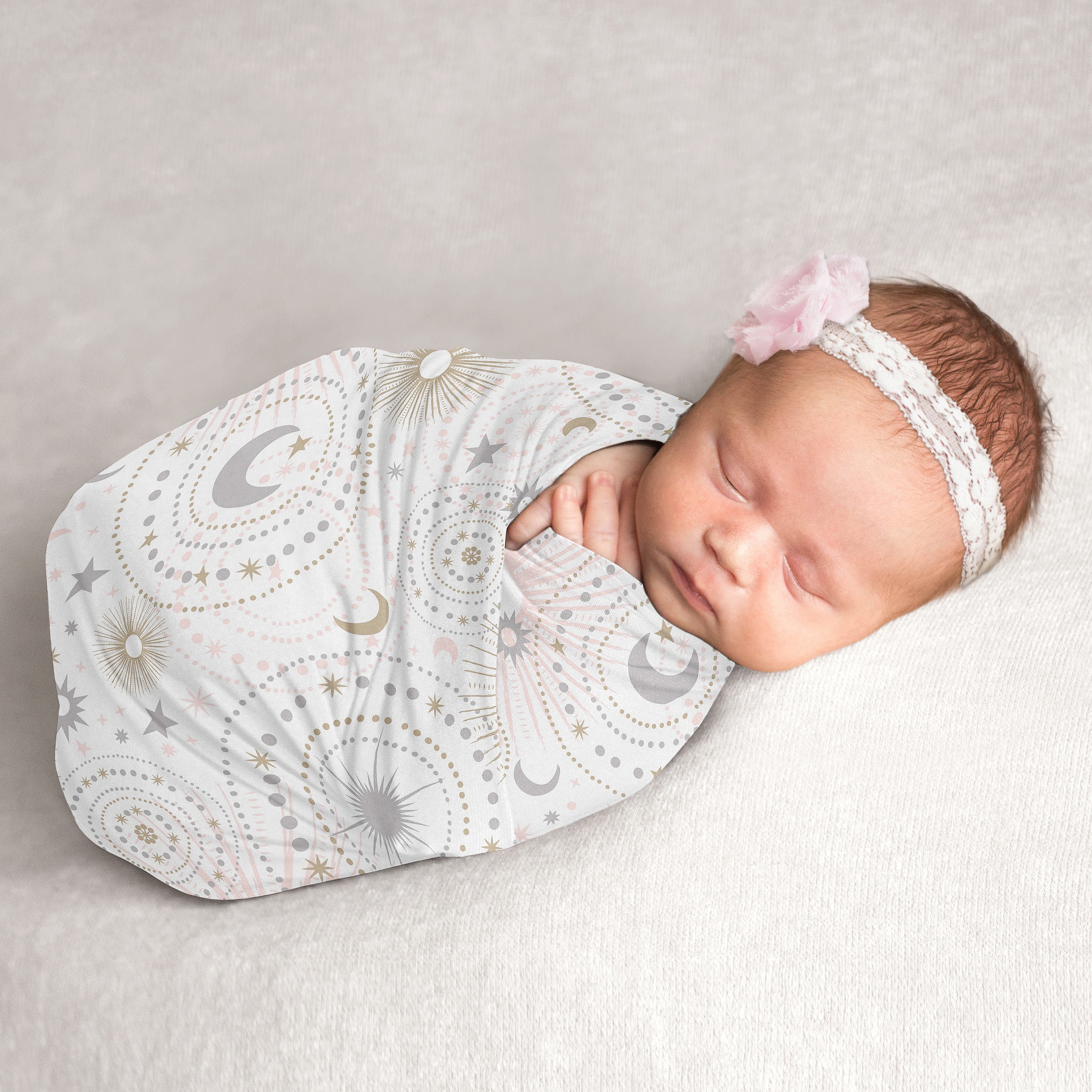 Sweet Baby Wished Upon A Star Snuggle Star Swaddle 11.500 x 9.000 x 2.250 Bed Bath Beyond 36778377