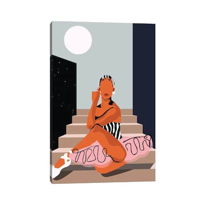 iCanvas "Ballet Noir" by Domonique Brown Canvas Print