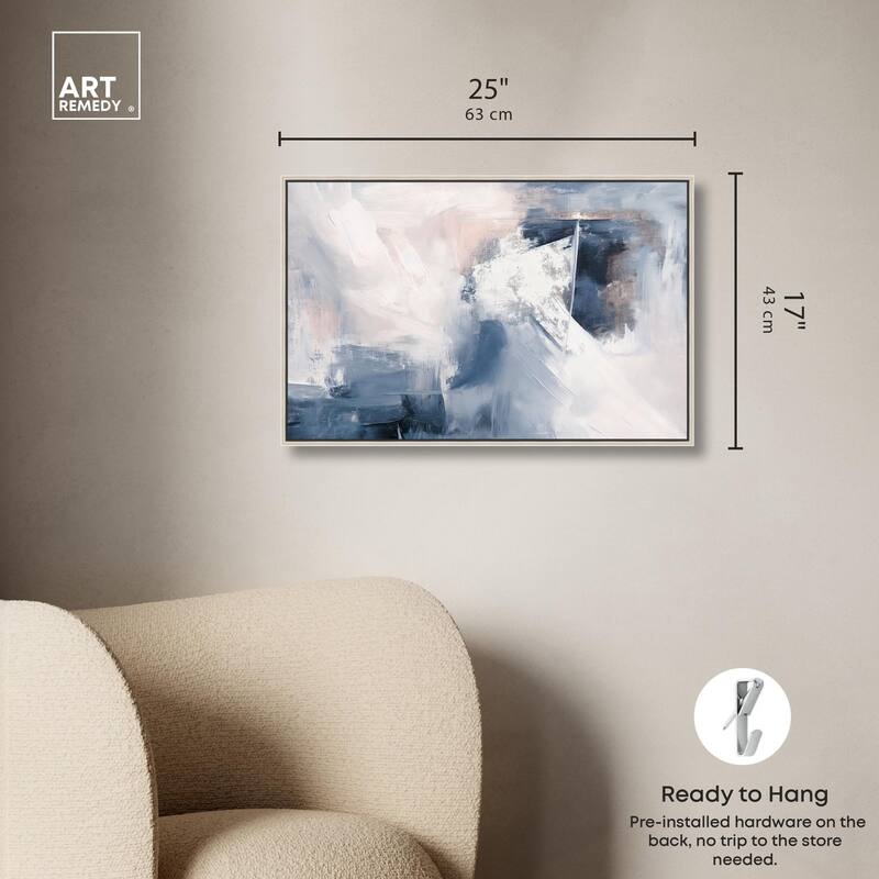Blue Rapture II Canvas by Art Remedy