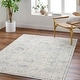 preview thumbnail 1 of 5, Livabliss Calhoun Vintage Medallion Washable Area Rug 2' 7" x 4' - Light Grey - Rectangle