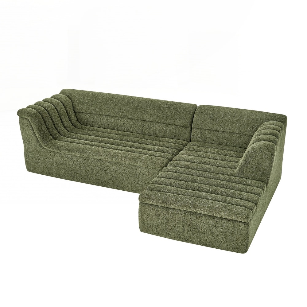 106" L-Shaped Modular Sectional Sofa with Chaise for Living Room