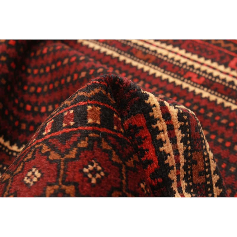 Teimani Burgundy Rug 2'7" x 4'6" - 2'7 x 4'6