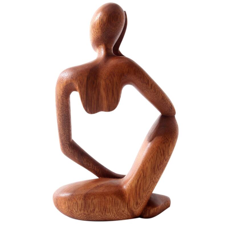 Novica Handmade Common Dream Wood Statuette