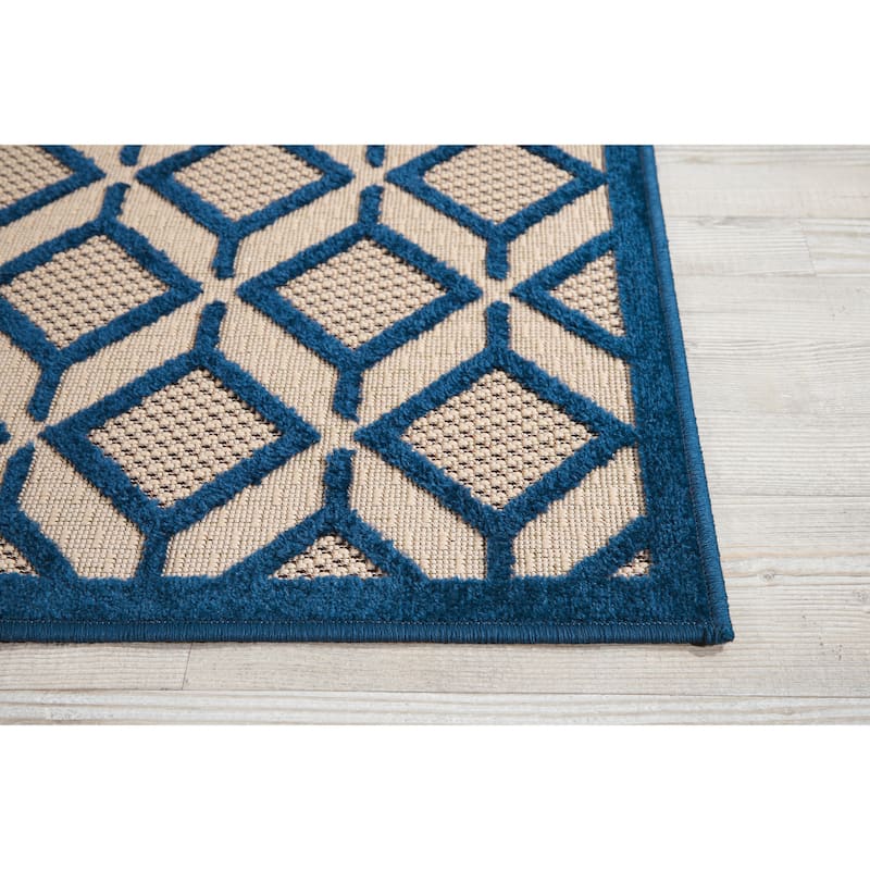 Nourison Aloha Geometric Indoor/Outdoor Area Rug