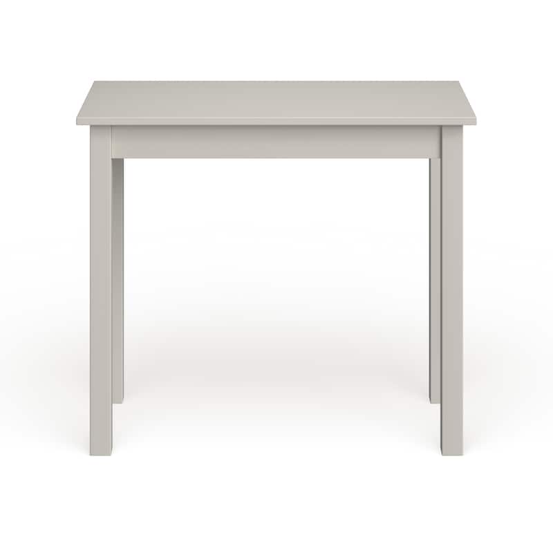 Porch & Den Lowrey Antique White Pub Bar Table