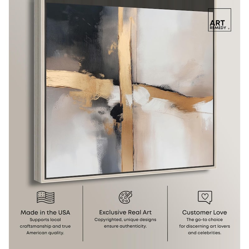 Gilded Rupture I Canvas by Art Remedy