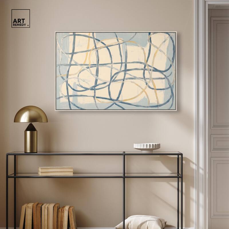 Unbroken Line I Canvas by Art Remedy