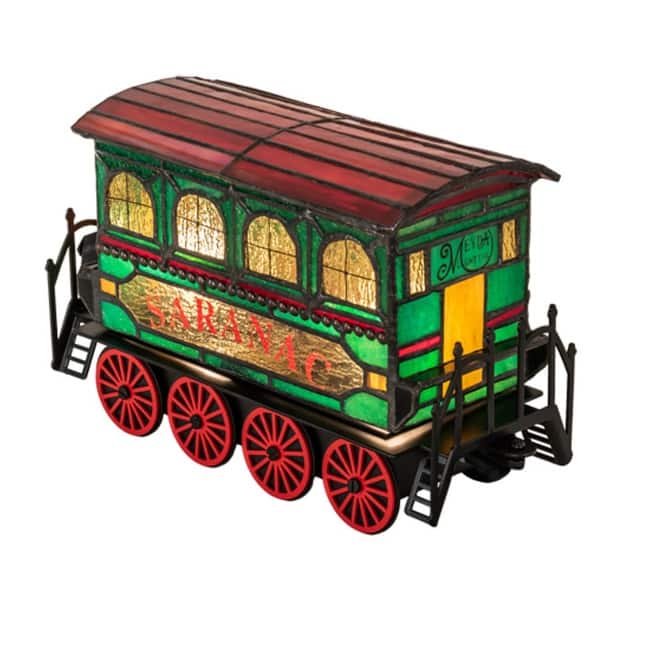 Meyda Tiffany 222394 Train Carriage 2 Light 8" Tall Novelty Specialty
