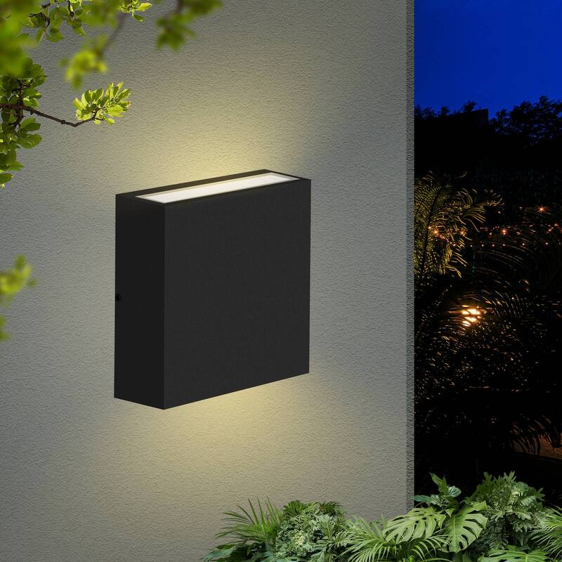 2 Pack Wall Light Outdoor LED Wall Mount Lamp Wall Sconce Lighting