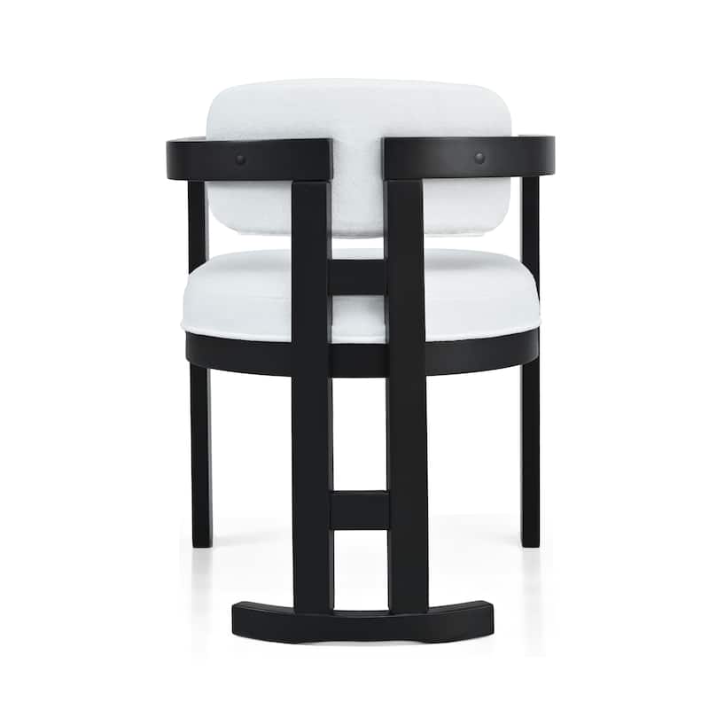 Christopher Knight Home - Evelyn Upholstered Rubberwood Dining Chairs for Stylish and Comfortable Dining Spaces (Set of 2)