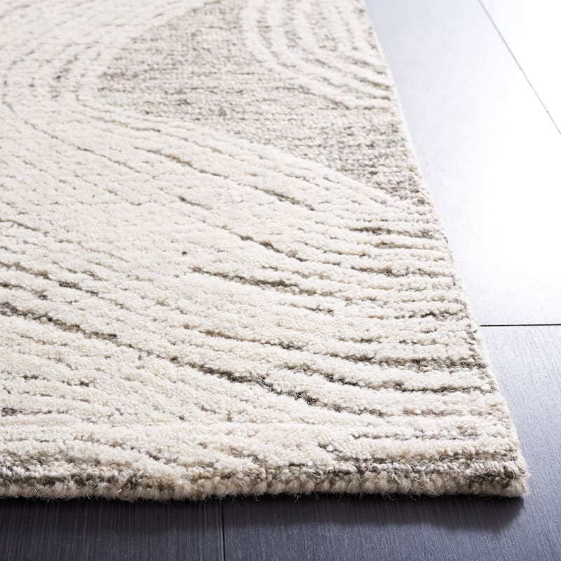 SAFAVIEH Handmade Abstract Petrea Modern Wool Rug