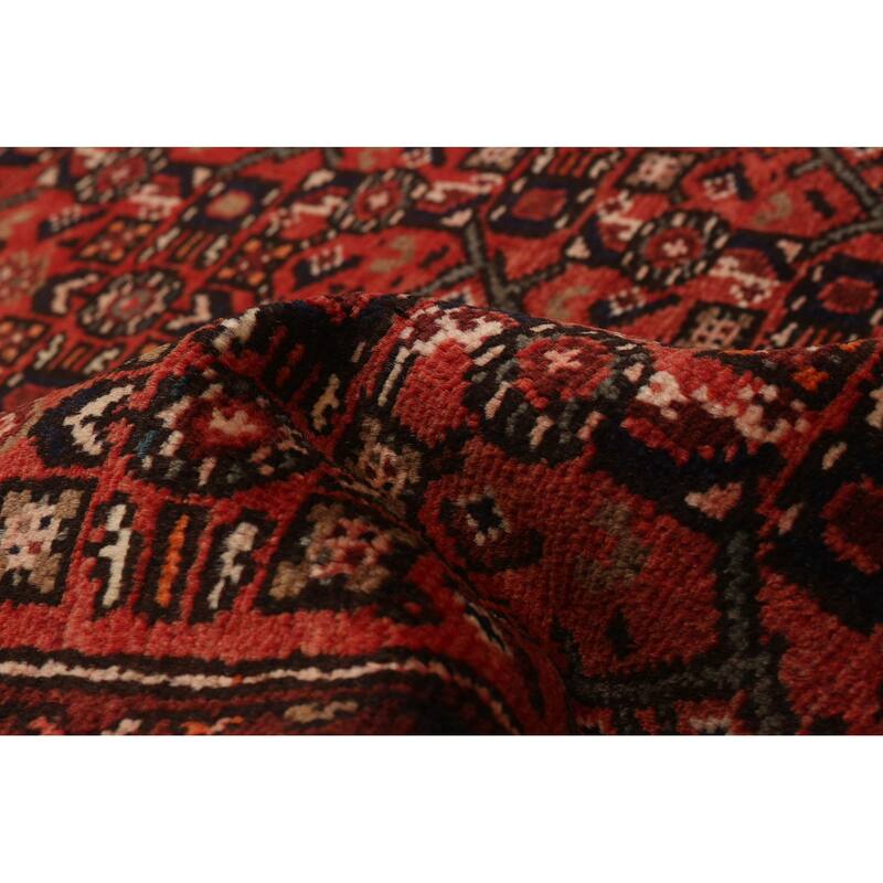 ECARPETGALLERY Hand-knotted Andelz Red Wool Rug - 3'8 x 9'10
