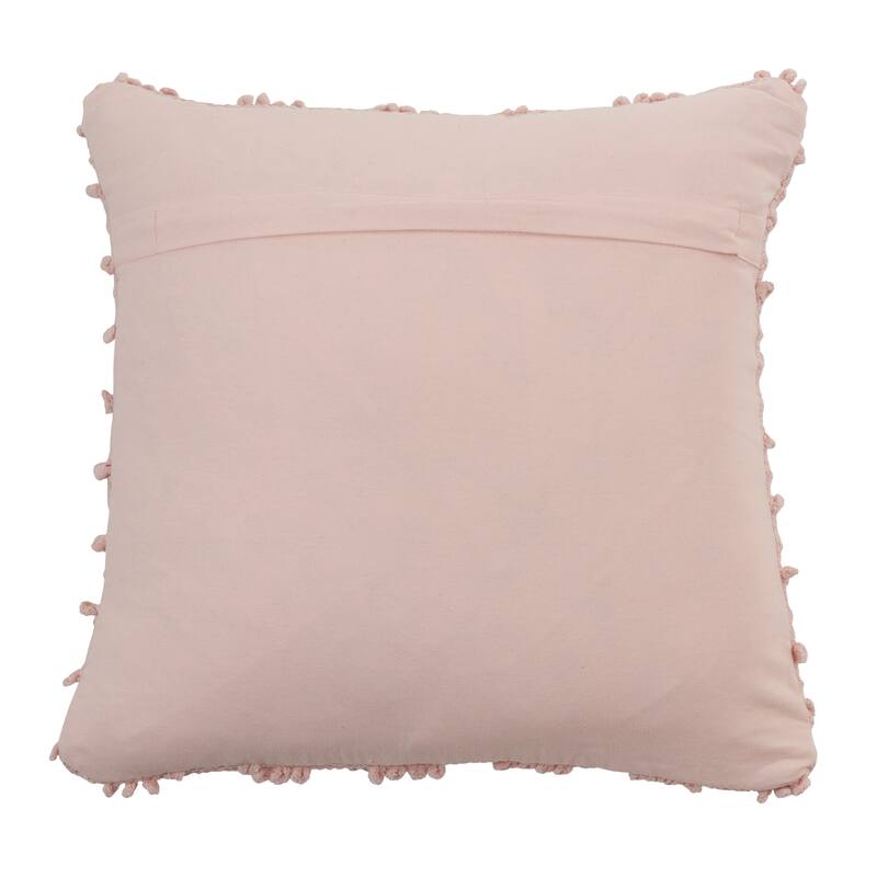 Nubby Design Down Filled Throw Pillow
