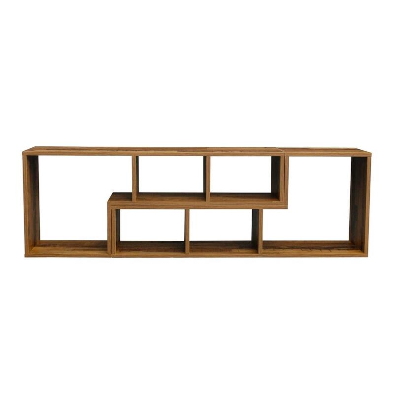 41.34" Modern Double L-Shaped TV Stand