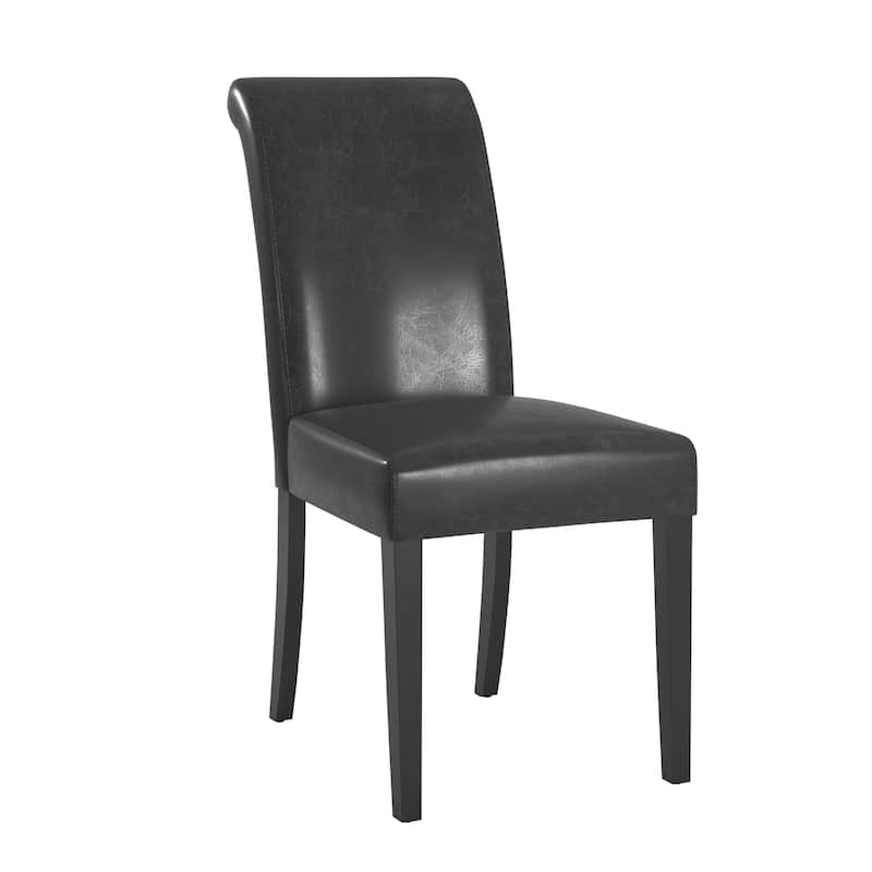 Dorian Faux Leather Upholstered Dining Chair (Set of 2) by iNSPIRE Q Bold