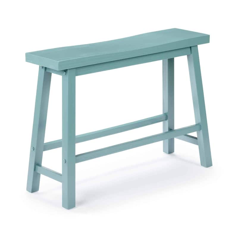 Sonoma Wood Saddle Dining Bench - Aspen Valley