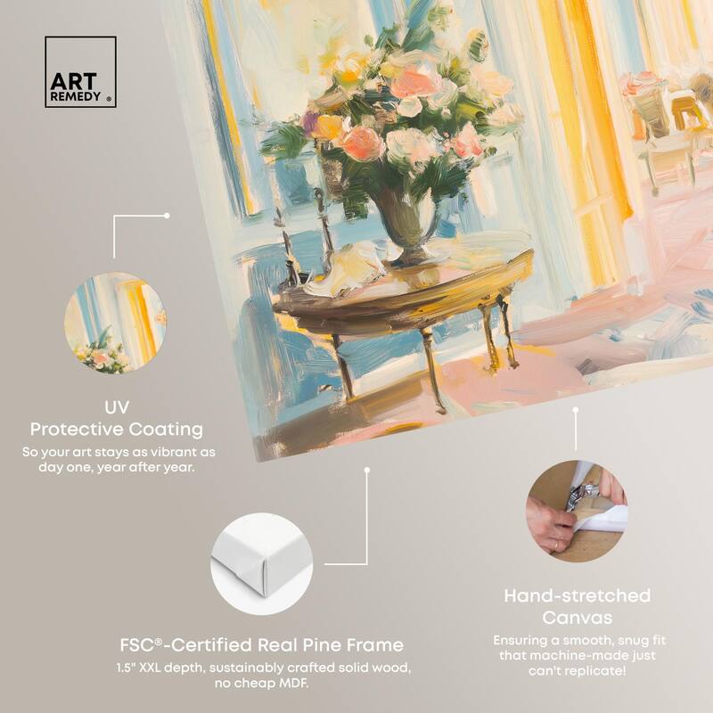 Glowing Room I Canvas by Art Remedy, Gallery Wrapped